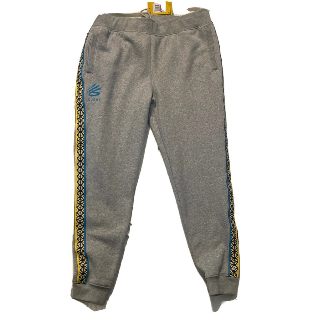 NWT Men’s Under Armour Steph Curry gray joggers XXL
